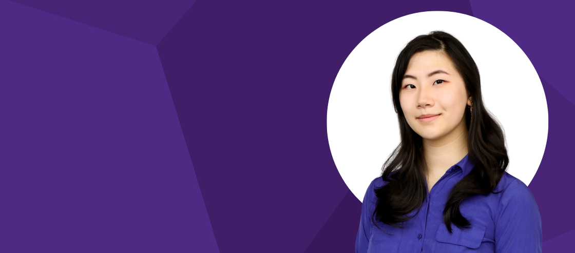 banner with a headshot of connie chau